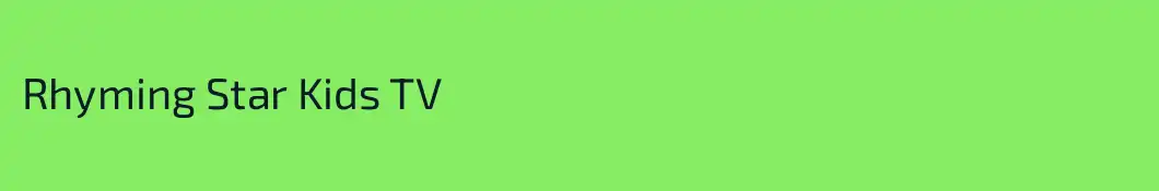 Rhyming Star Kids TV